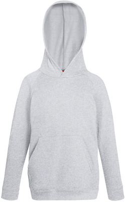 Детская толстовка байка худи серый меланж