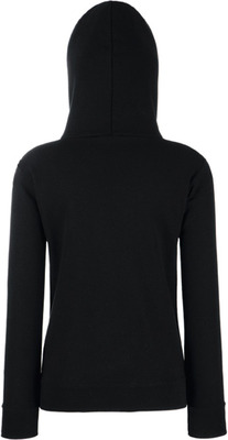 Женская черная толстовка байка худи