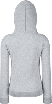 Женская серый меланж толстовка байка худи