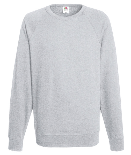 Мужской свитшот серый меланж