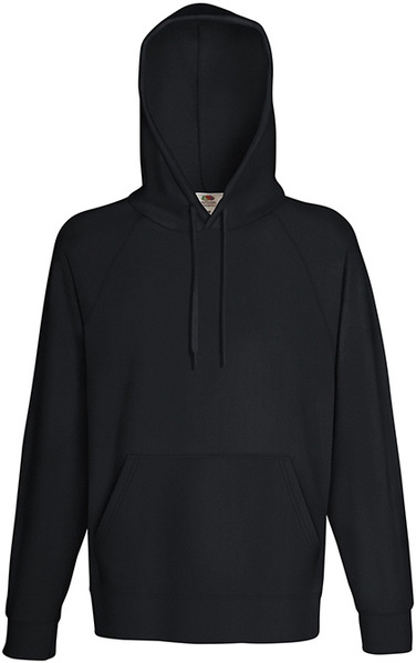 Мужская черная толстовка байка худи