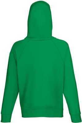 Мужская зеленая толстовка байка худи