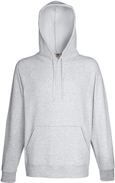 Мужская толстовка байка худи серый меланж