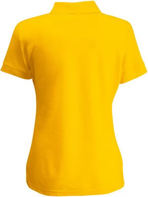 Майка поло желтая женская