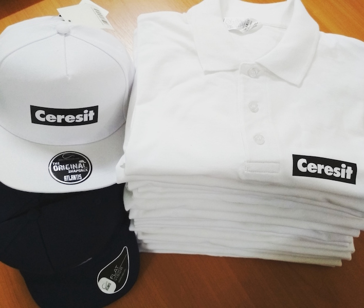 Футболки поло и кепки с логотипом