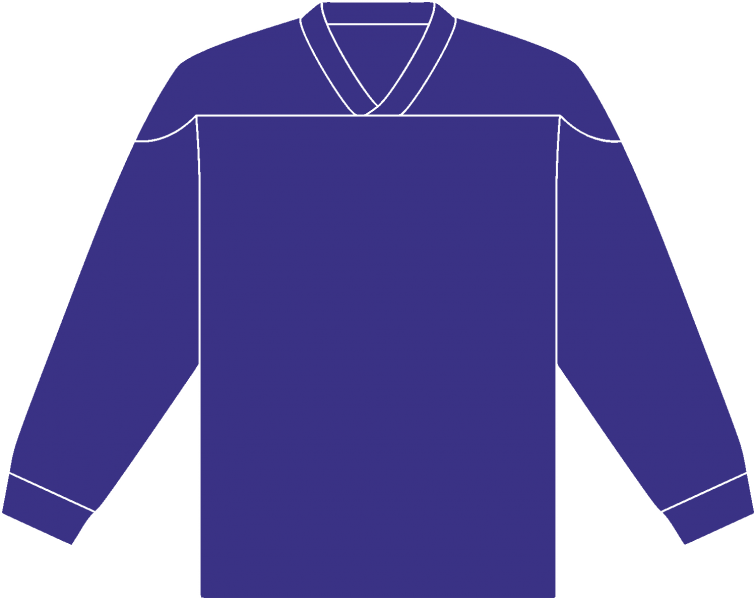 Печать на синей хоккейной форме