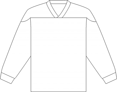 Печать на белой хоккейной форме