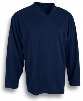 Хоккейная майка джерси темно-синяя