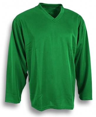 Хоккейная майка джерси зеленая