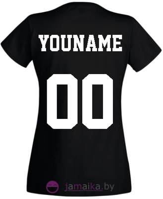 Именная женская майка