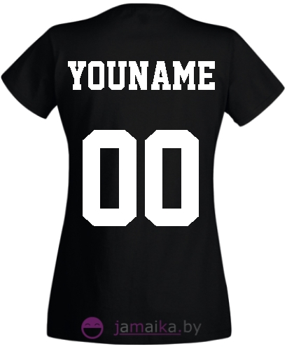 Именная женская майка