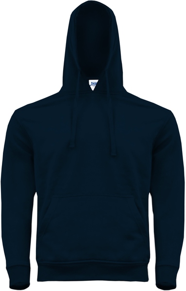 Мужская темно-синяя толстовка байка худи 