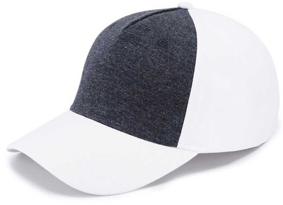 Кепка бейсболка меланж двухцветная белая