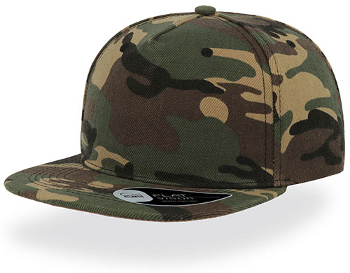 Кепка прямой козырек снепбек биза камуфляж