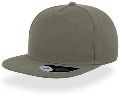 Кепка прямой козырек снепбек биза серая