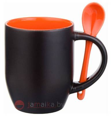 Кружка хамелеон с ложкой
