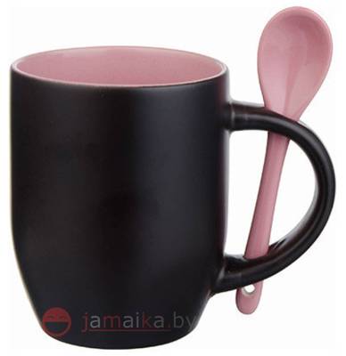 Кружка хамелеон с ложкой