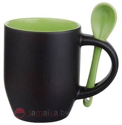 Кружка хамелеон с ложкой