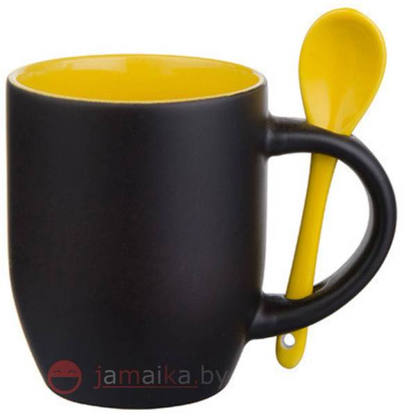 Кружка хамелеон с ложкой