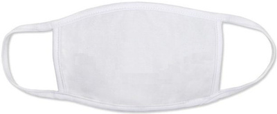Маска защитная многоразовая белая под печать