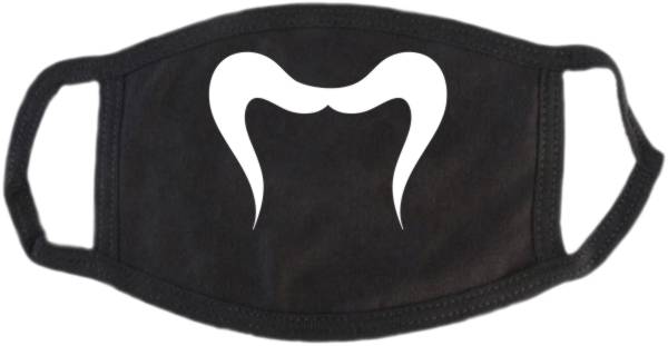Маска защитная многоразовая mustache1