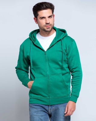 Унисекс синяя толстовка байка худи на замке