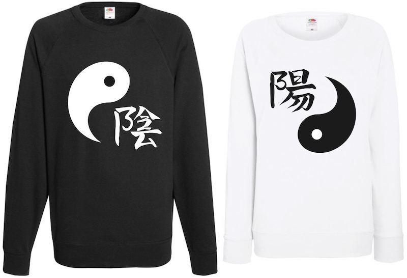 Парные свитшоты Инь Янь
