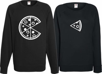 Парные свитшоты pizza