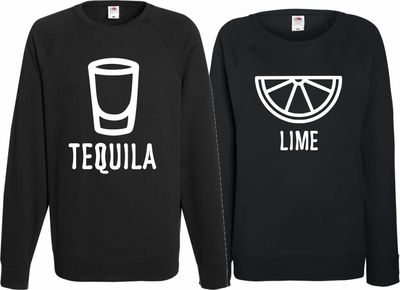 Парные свитшоты tequila lime
