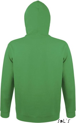 Мужская зеленая толстовка байка худи