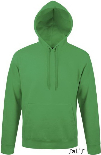 Мужская зеленая толстовка байка худи