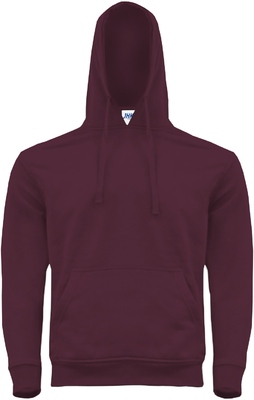 Мужская бордовая байка худи 