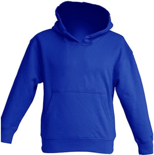 Детская синяя толстовка байка худи