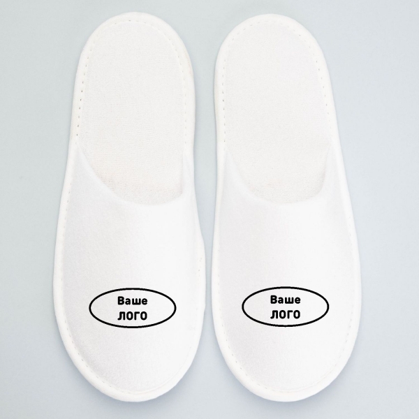 Одноразовые тапочки с логотипом