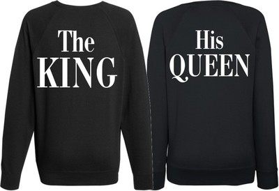 Парные свитшоты KING QUEEN