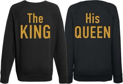 Парные свитшоты KING QUEEN