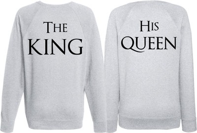Парные свитшоты KING QUEEN