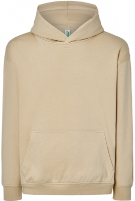 Толстовка байка худи оверсайз кремовая