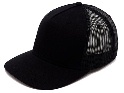 Кепка бейсболка тракер черная/черная