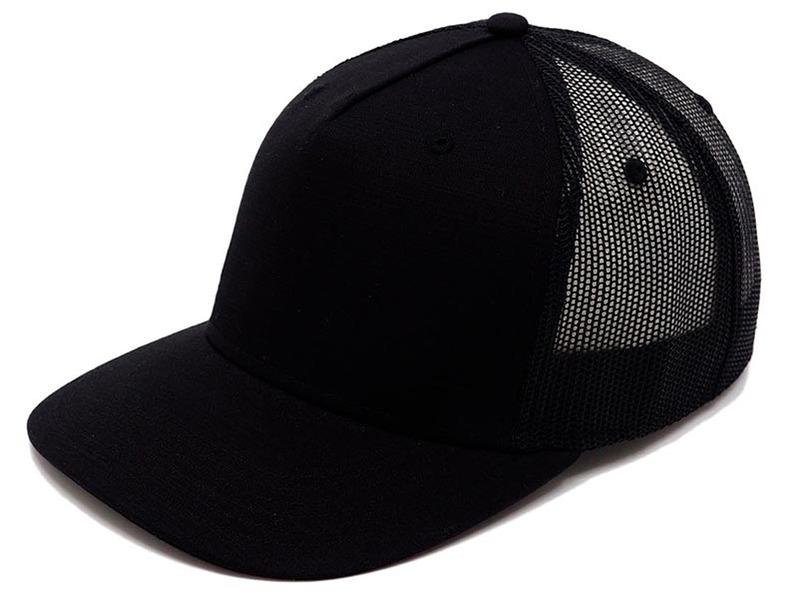 Кепка бейсболка тракер черная/черная