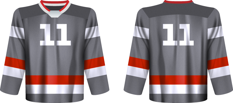 хоккейная джерси с номером