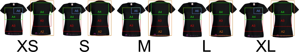 фомраты на женских майках